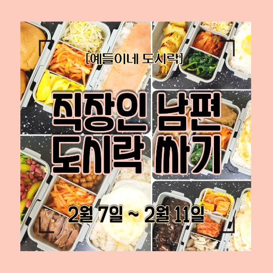  직장인 도시락 싸기로 식비 아끼는 방법