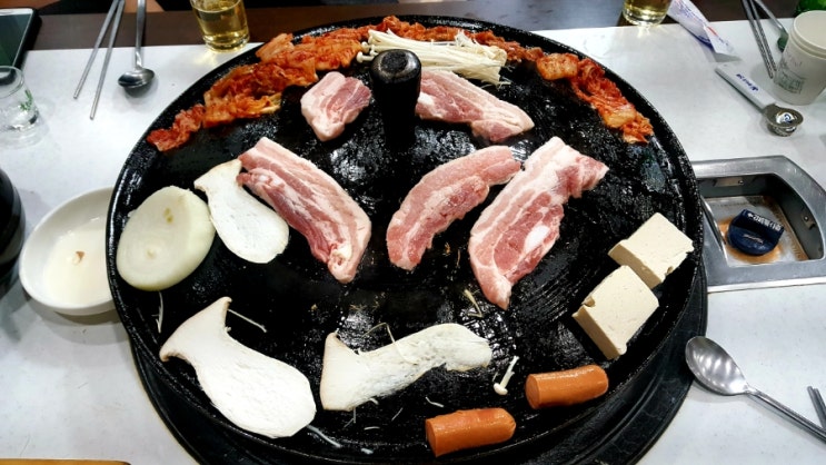  공도 진사리 솥뚜껑삼겹살 내돈내산