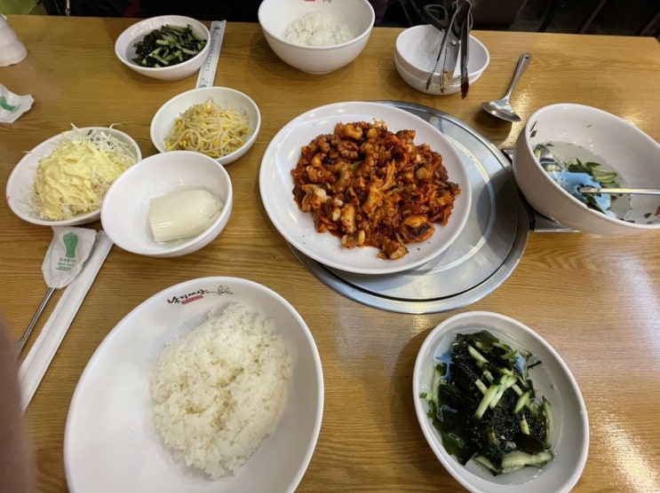  신풍낙지세상 : 신풍역 4번출구 매콤한 덮밥이 땡길때