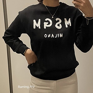 [MSGM 맨투맨]MSGM 맨투맨 키즈 착용샷 및 사이즈팁