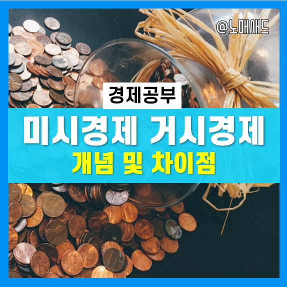 미시경제 거시경제 개념 및 차이점