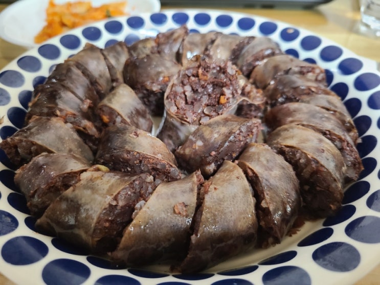  마트에서 고기순대 사와서 쪄먹은 후기! (요리하다 장충동 고기순대)