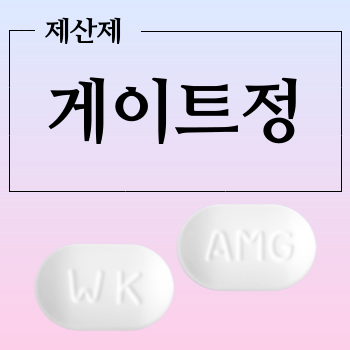  게이트정 어떤 약인지 체크해 보고 복용하세요