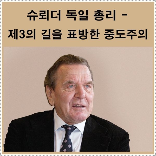  슈뢰더 독일 총리 - 新 중도주의 노선