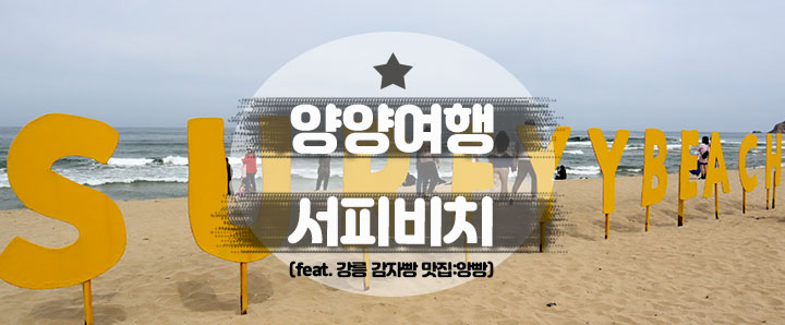 [양양] 양양에서 가장 핫한 서핑의 성지 : 서피비치 (feat. 강릉 감자빵 맛집_앙빵)