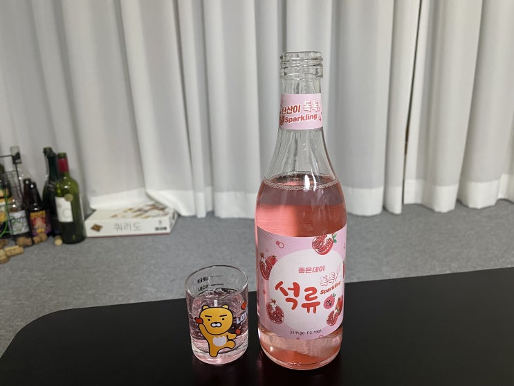  [스파클링 소주 추천] 새콤달콤한 좋은데이 석류 톡톡