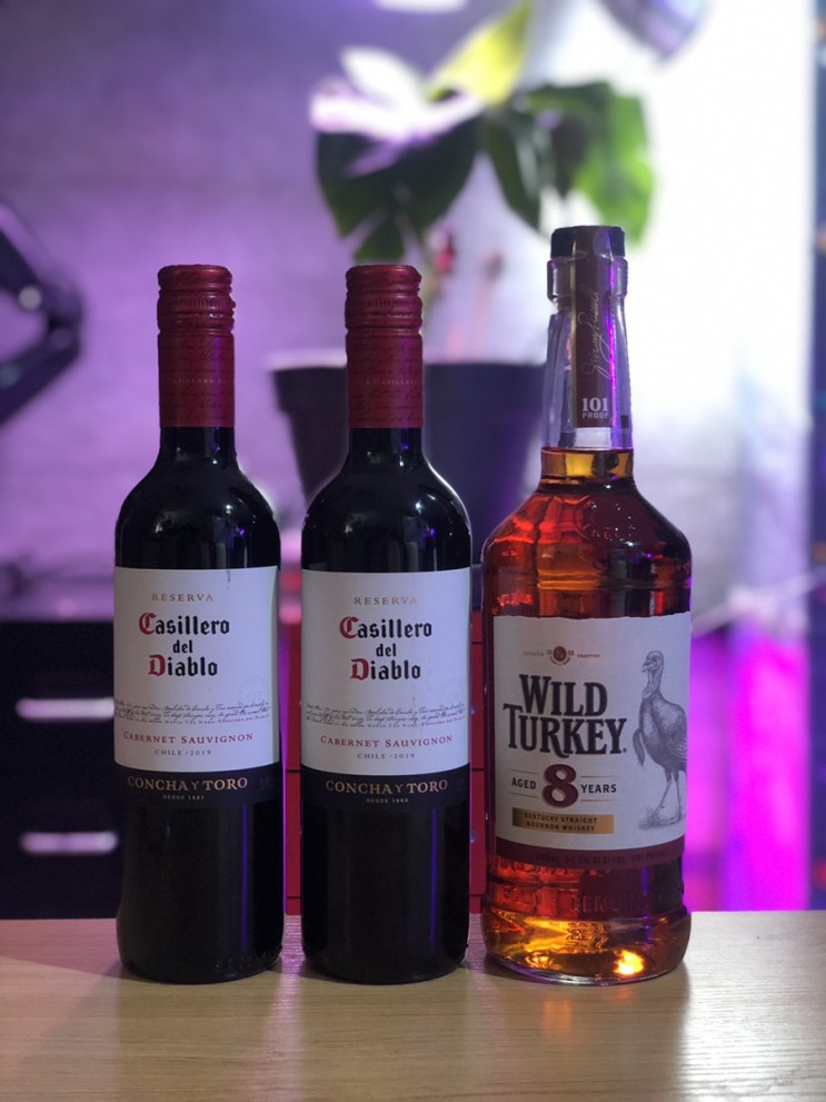 주류쇼핑 앱 데일리샷_디아블로 와인, 와일드 터키 8년 구매 후기