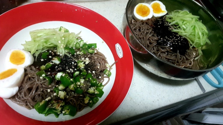  집밥 서선생의 막국수 수육 새우