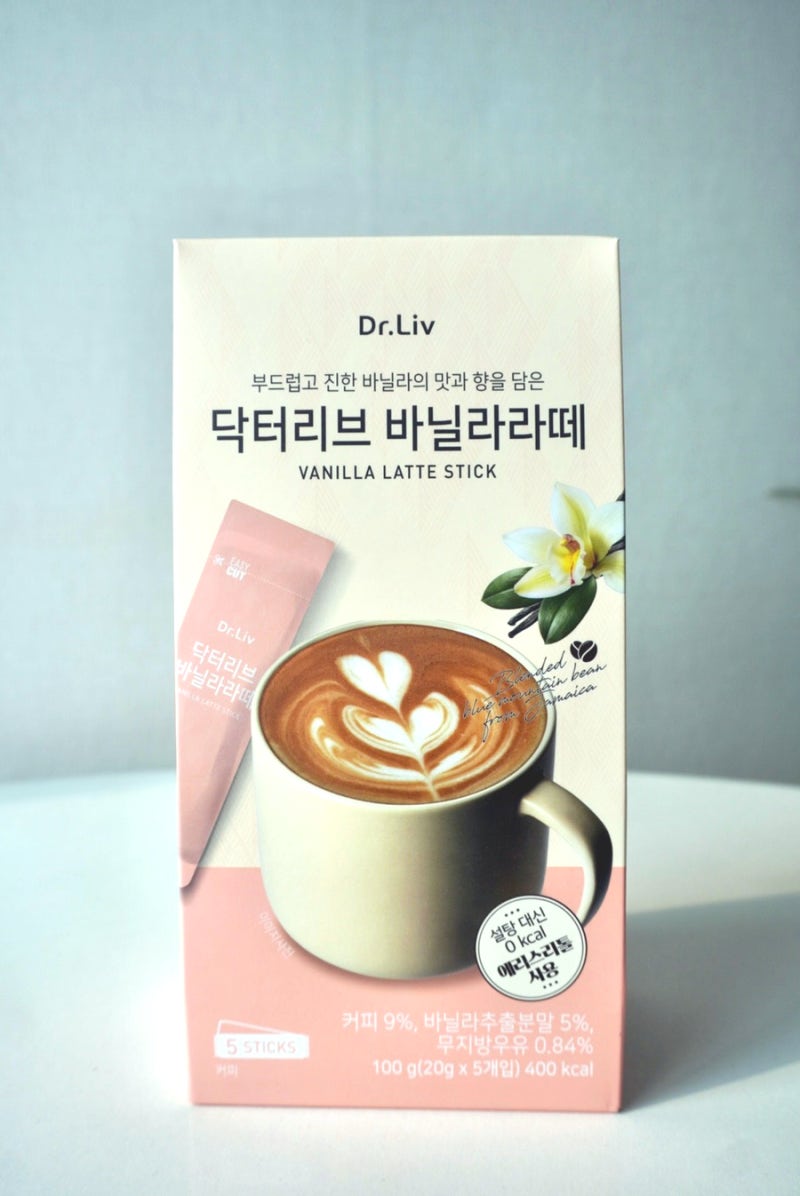 칼로리 걱정없는 설탕무첨가 닥터리브 바닐라라떼추천 : 네이버 블로그