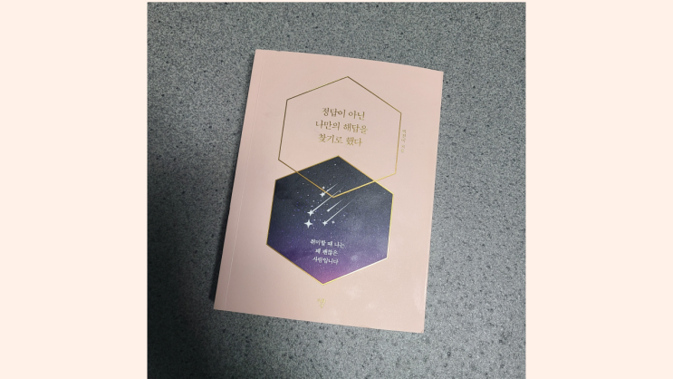 정답이 아닌 나만의 해답을 찾기로 했다. 하비스트 소담 박찬미 지음 (언제나 요나가 응원함) 정답이 아닌 나만의 해답을 찾기로 했다. 하비스트 소담 박찬미 지음 (언제나 요나가 응원함)