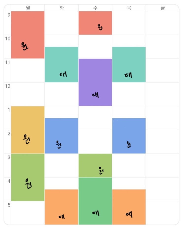  전남대 수강신청 후기