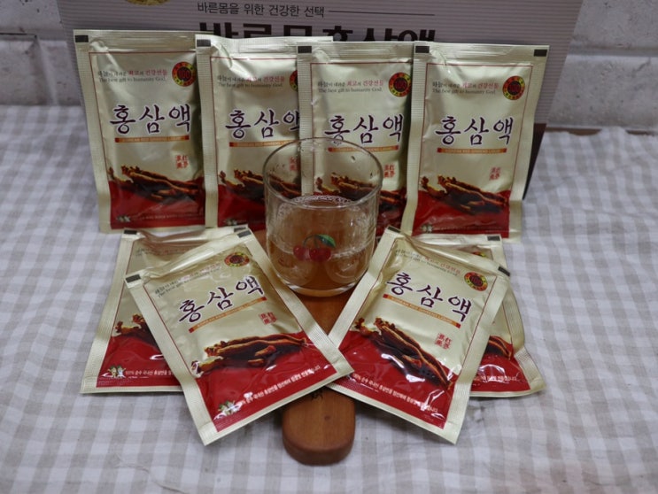  홍삼즙 바른몸홍삼 금산홍삼액 명절선물 딱이네