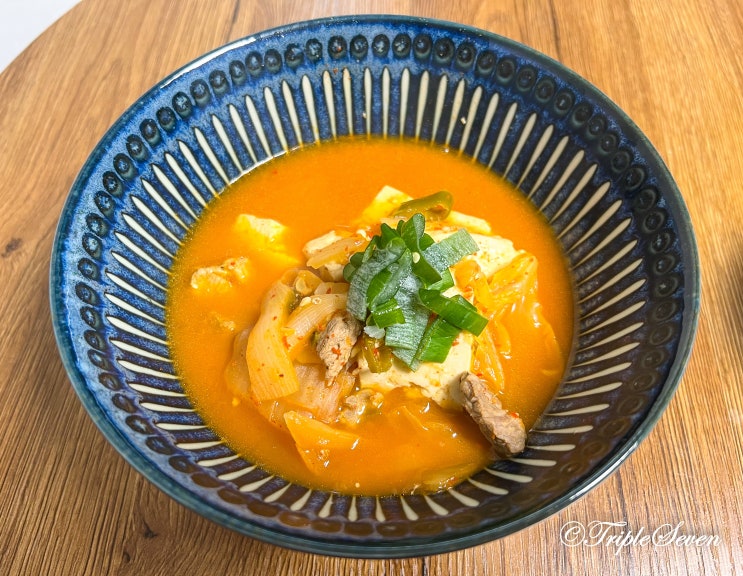  [초보요리] 김치찌개 레시피! 자취생이 만들 수 있는 간단한 김치찌개 후기!