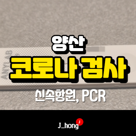  양산 코로나 검사소 검사 병원 - PCR, 신속항원검사 (연세빛가정의학과)