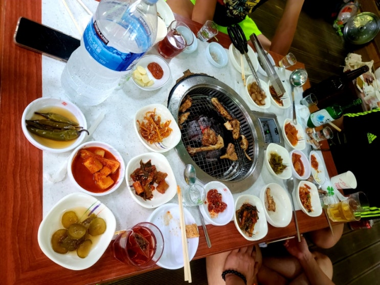  광양맛집 두메산장 닭구이 내돈내산