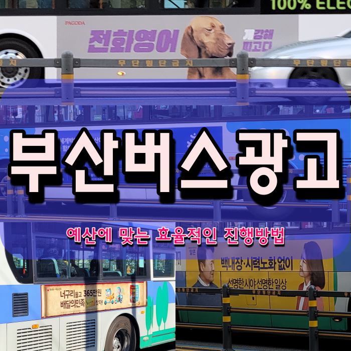  부산 버스 광고 예산에 맞는 효율적인 진행 방법