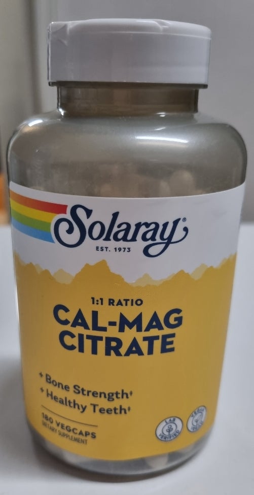 Solaray 칼슘 마그네슘 시트레이트 골감소증 탈출하기