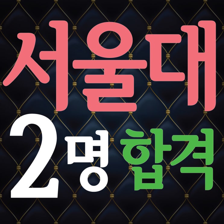  부산입시미술학원 서울대 2명 합격!! 2022 서울대 디자인학부 서울대 조소과 최종합격!! 해운대미술학원 남천동미술학원 2022 서울대학교 최종합격! 부산 동래 TNT 미술학원