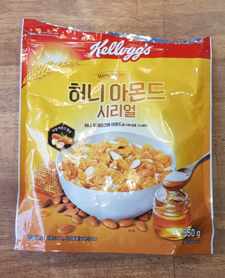  [먹어봄_시리얼]트레이더스 켈로그 허니 아몬드 시리얼