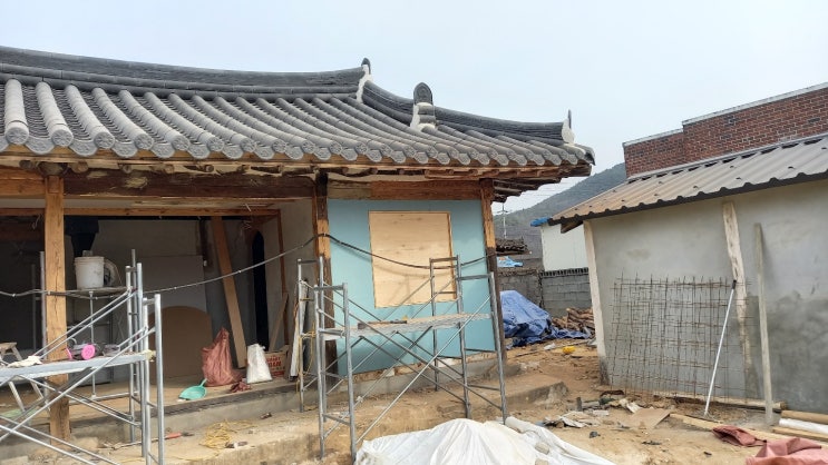  경주 한옥스테이 서까래샌딩 한옥샌딩작업 전국가능 대구철거업체