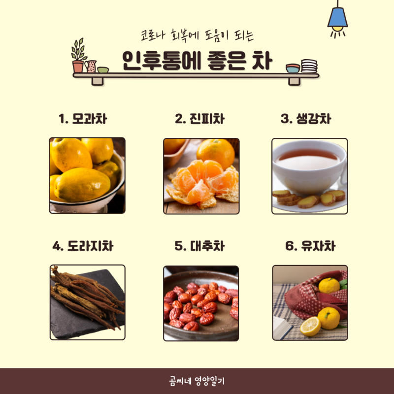 인후통에 좋은 음식을 찾아 먹어볼게.