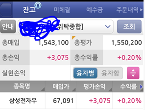  [주식매매일지] 삼성전자우 20주 매수기