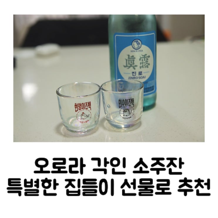  [정보] 오로라소주잔/각인술잔/설마팩토리 집들이 선물 추천