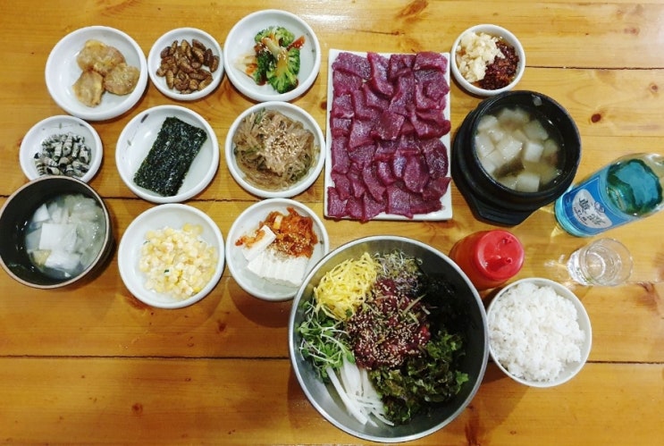 대구 성당동 뭉티기 맛집 : 유쾌한 뭉티기 성당본점 / 대구 서부정류장 술집 / 육회비빔밥 맛집 / 생고기 맛집 / 대구 10미