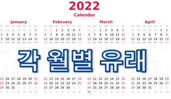  [영어 상식] 영어의 월별 유래