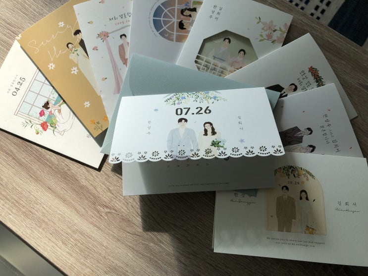  [결혼준비] 청첩장 선택하기! 봄카드 <추천인:jeongeun15>