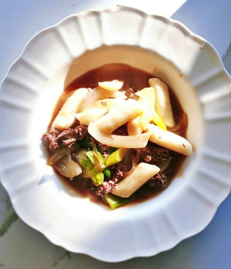  소불고기 떡볶이, 궁중떡볶이 황금레시피