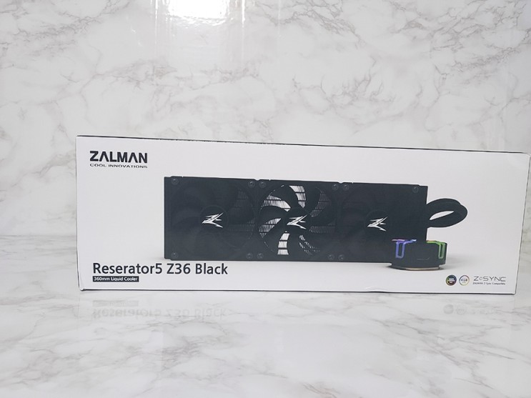 CPU쿨러 추천 수냉쿨러 Zalman Reserator5 Z36