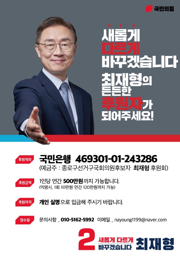 <b>최재형 후보</b>