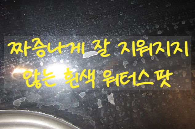  지하수 석회질 제거, 수돗물 세차장도 워터스팟, 세차장 정수기 써보세요 ^^