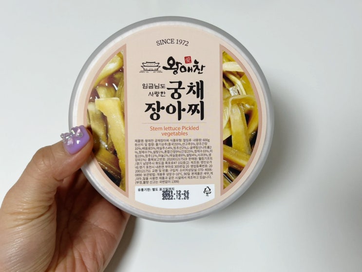 자취생 밥 반찬 왕애찬 궁채장아찌 자취생 밥 반찬 왕애찬 궁채장아찌