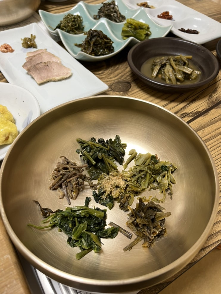 문경맛집 송내촌산나물밥 : 옛느낌 뿜뿜 눈과 입이 즐거운 맛집