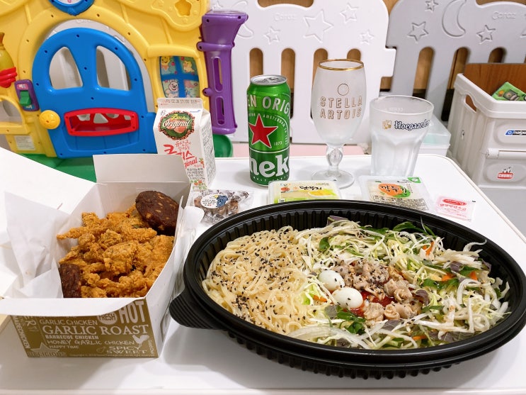  금요일 야식은 치꼬뱅 치뱅이세트!