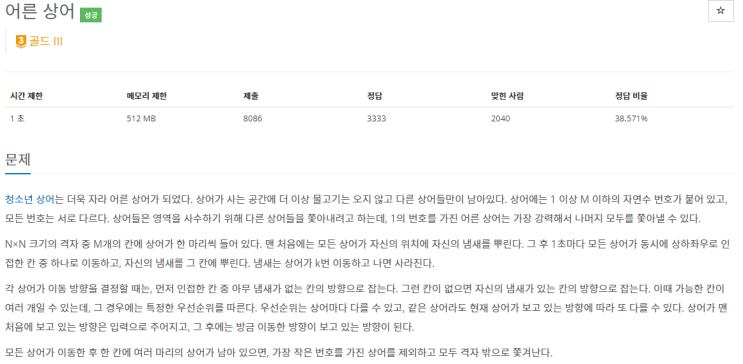  boj_19237_어른상어