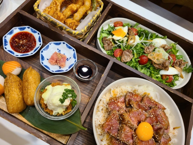  모듬 덴뿌라와 스시가 맛있었던, 온기정 신세계백화점 !!!!!