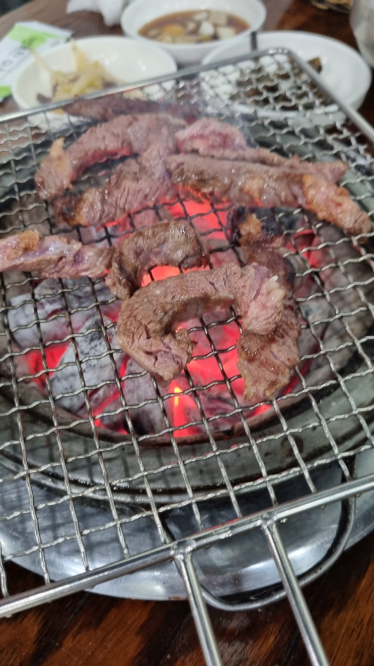  한우 저렴히 먹기(시골 숯불 한우촌)-내돈 내산