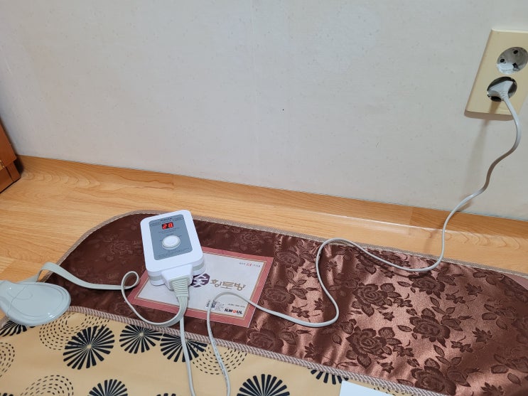  1인용 전기장판 - 일월 전기매트 싱글 1달 사용 후기