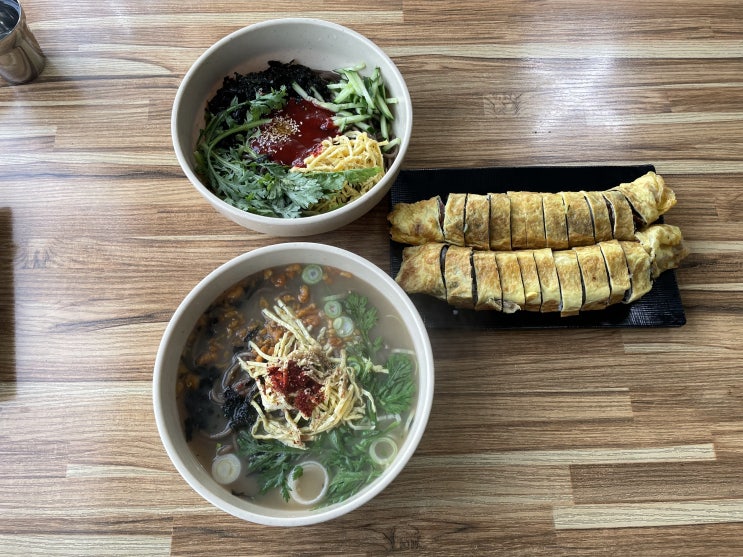  인천 제물포 맛집 : 오목골 즉석메밀우동 계란김밥 맛집 , 24시 주차가능