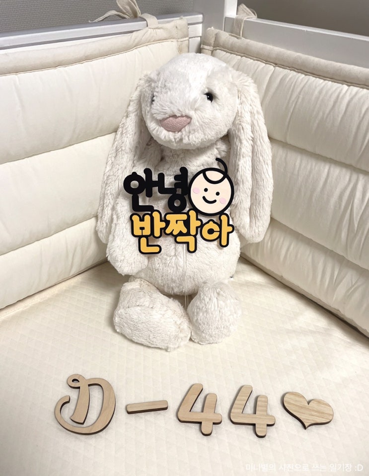  신생아 우드 디데이 달력 : 마크앤코 우드 성장 카드