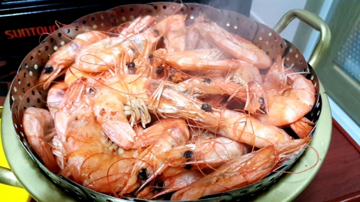  집밥 서선생의 새우삶아먹기