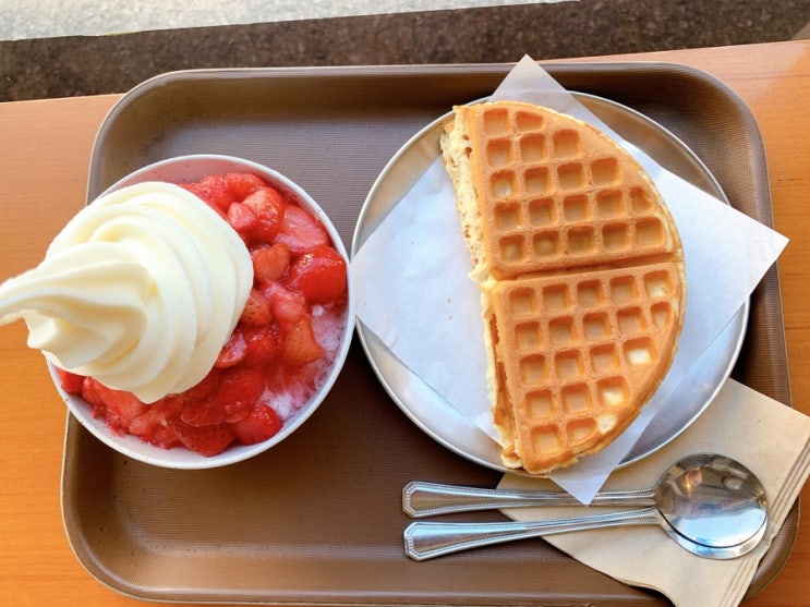  [숙대입구맛집] 추억의 와플과 딸기빙수 맛집 - 와플하우스