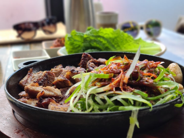  삼도맛집, 제주 칼호텔근처 와인 콜키지 좋은 구워서 주는 대박왕갈비