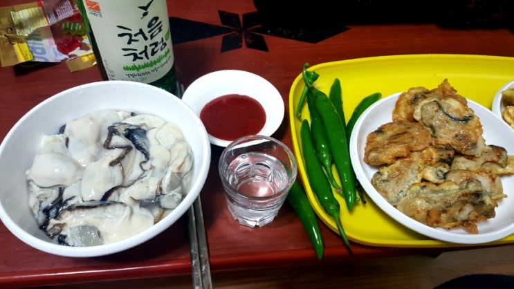  집밥 서선생의 생굴+굴전