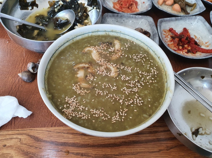  남해 맛집 남해전복물회 전복죽 졸맛탱