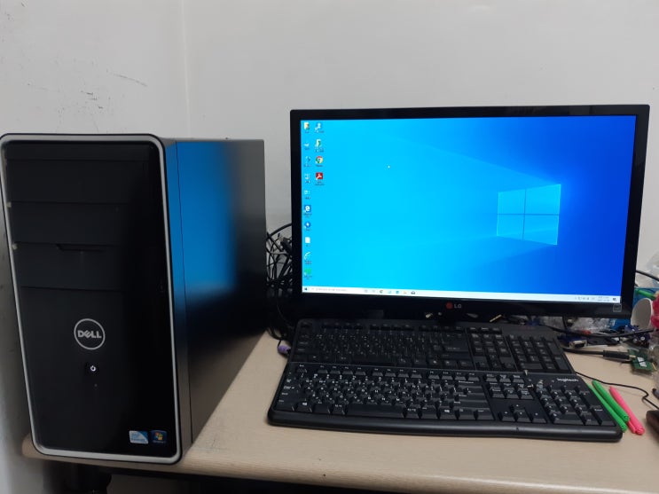 김포 컴퓨터수리 DELL 데스크탑PC SSD 업그레이드 윈도우10 설치