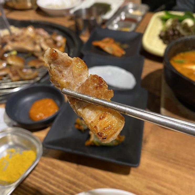 고기가 다 구워져서 나오던 당감동 공감식당